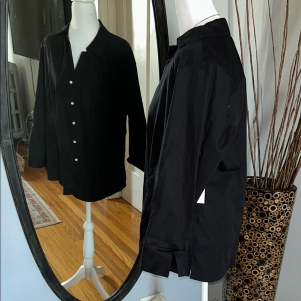 3x20 Crof &Barrow Classic Black Button-Up Shirt